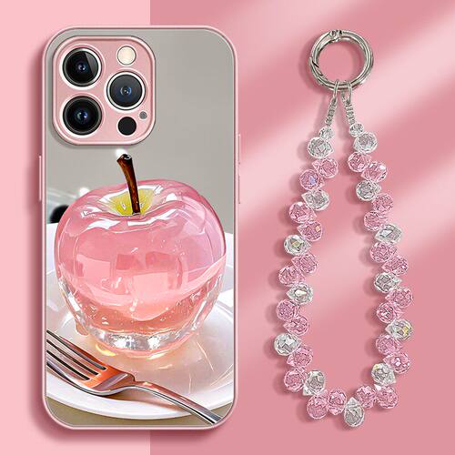 适用苹果17手机壳iphone17promax新品晶莹苹果镜面壳17pro巨好看不会撞壳16plus保护套15独特14新款13全包12