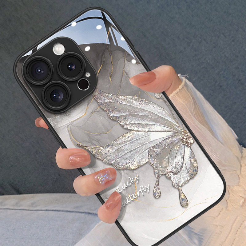 水墨仙仙蝶适用苹果16手机壳iphone15promax新款15pro网红14高级感14promax气质13唯美12女神15plus潮保护套,3C数码配件,手机保护套/壳,淘宝优惠券,粉丝福利购,淘宝优惠卷