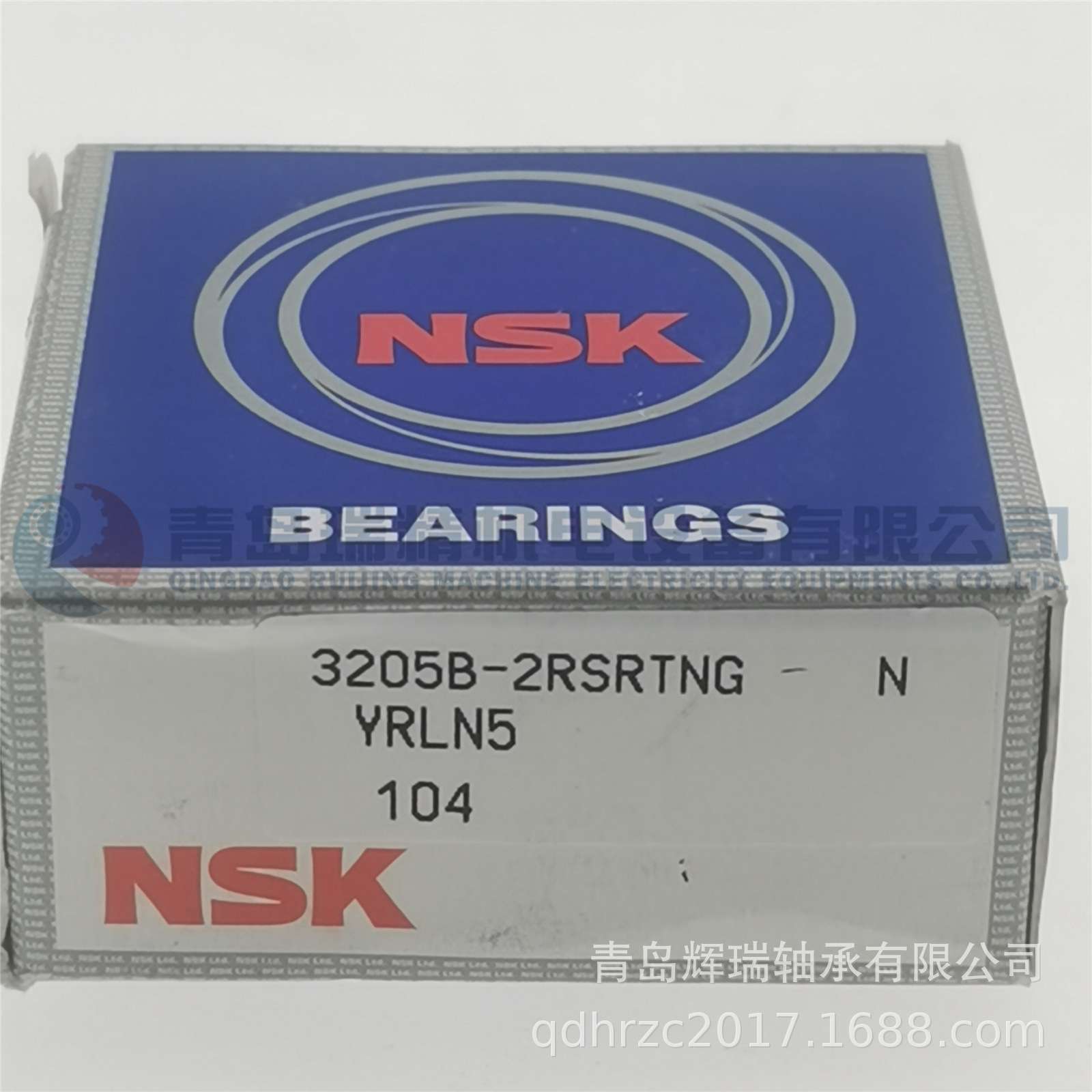 进口 N-S-K 双列角接触球轴承 3205B-2RSRTNG = 3205-BD-XL-2HRS