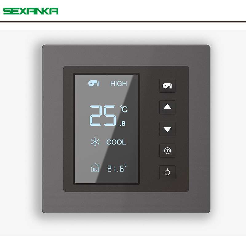 KNX/RS48智能开关面板AI智能面板酒店面板家庭智能面板别墅控制器