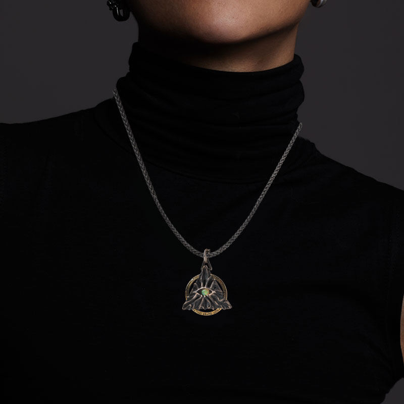 美杜莎之眼银饰吊坠项链男嘻哈潮流个性复古几何圆形项链小众设计,饰品/流行首饰/时尚饰品新,银饰项链,淘宝优惠券,粉丝福利购,淘宝优惠卷