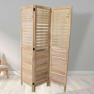 现代简约式木质家用屏风 实木创意折叠式挡风 客厅可移动屏风隔断