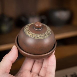 钦州坭兴陶集铃铛杯品茗杯名家大师主人心经茶杯单个纯手工茶具