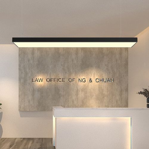 LED超薄吸顶理发教室灯中性光4000K长条灯办公室美发店铺超市吊灯