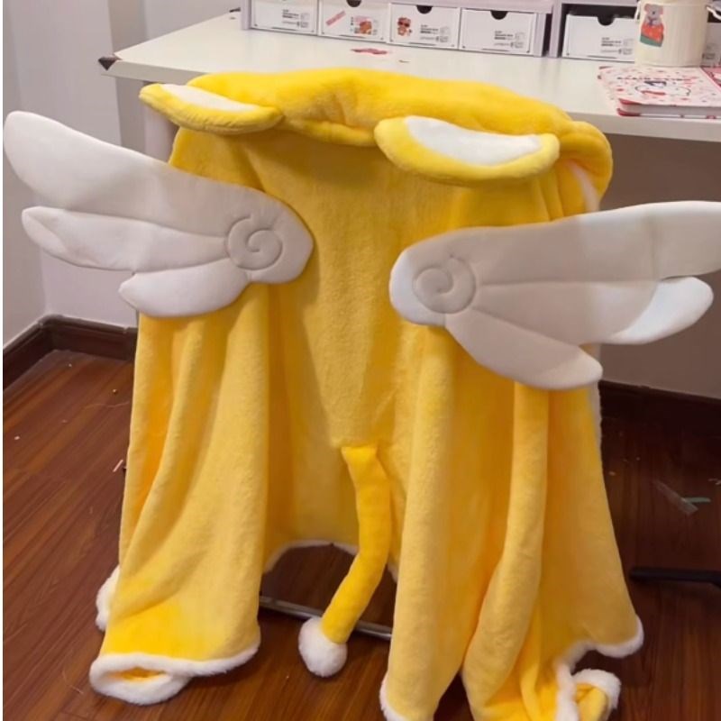 百变小樱小可办公室午休毯抱枕二合一空调房盖毯夏季薄款动漫披肩