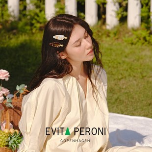 丹麦Evita Peroni/依慧达碎发整理边夹女侧边高级感无痕发夹气质