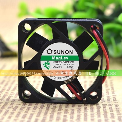 建准 KDE2404PFVX 24V 1.9W 4010 4CM 3线 静音 变频器风扇