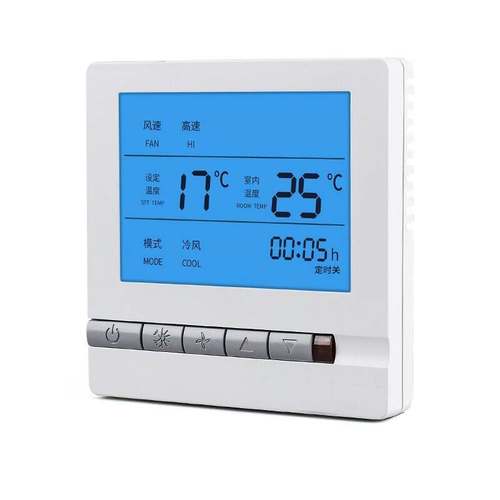 中央空调温控器面板控制器三速开关风机盘管水冷空调控制面板线控