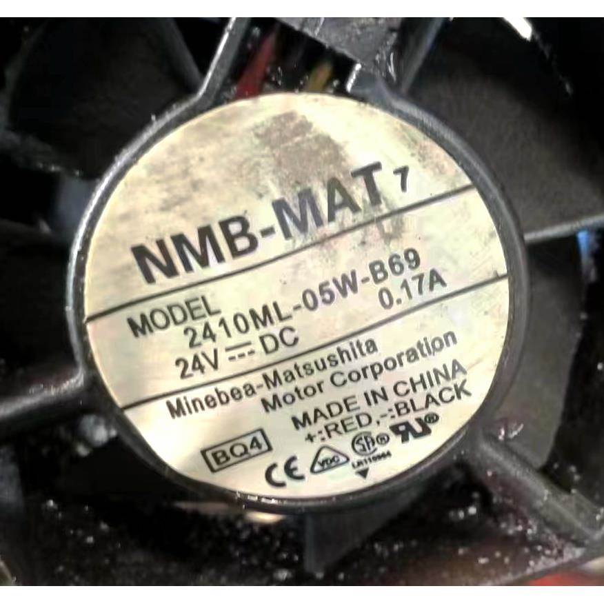 全新NMB 2410ML-05W-B69 6025 24V 0.17A 安川驱动器伺服散热风扇