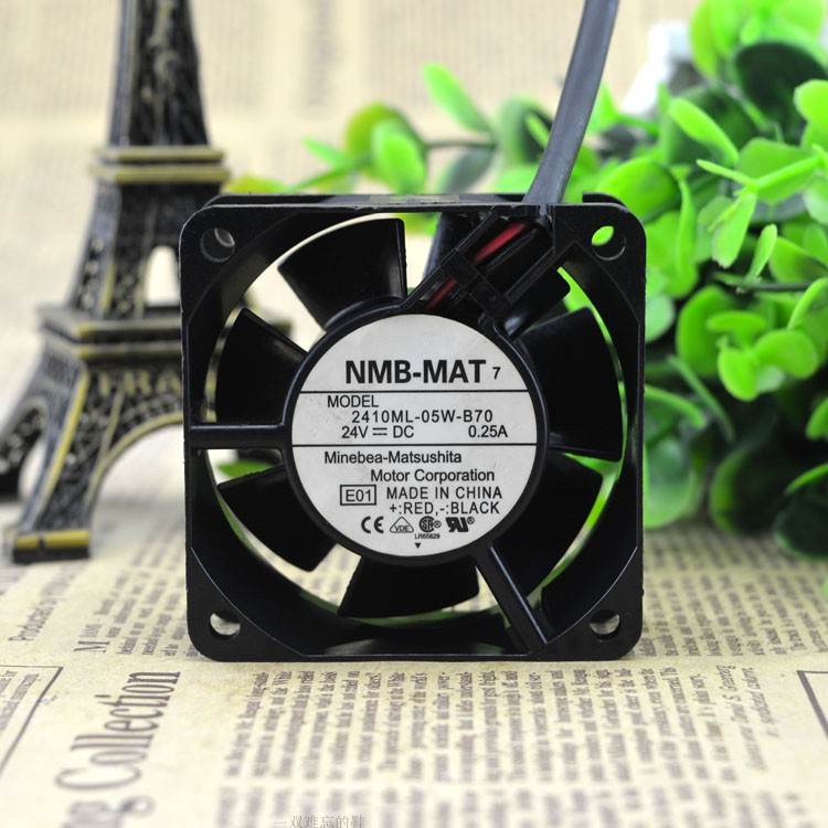 原装NMB-MAT 2410ML-05W-B40/B50/B60/B70 24V变频器风扇 6cm
