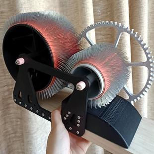 手摇梳毛机羊毛毡混色器混色梳毛纺线手工羊毛毡DIY