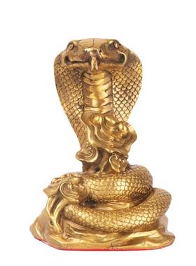 杨铜记 蛇生肖蛇工艺品家居办公室摆件 铜蛇摆件铜蛇 如意蛇