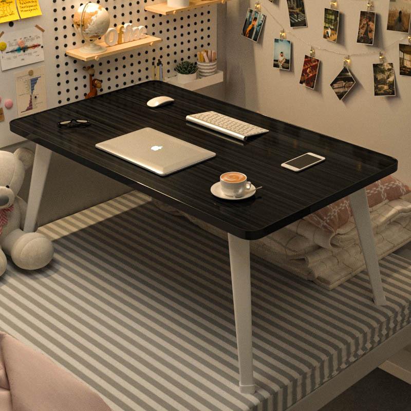 床上小桌子书桌折叠小桌子卧室坐地懒人桌学生宿舍加高上铺学习桌