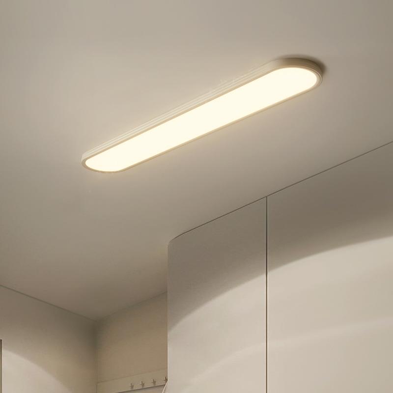 过道长条吸顶灯高显指灯具现代简约天花灯走廊阳台极简衣帽间灯