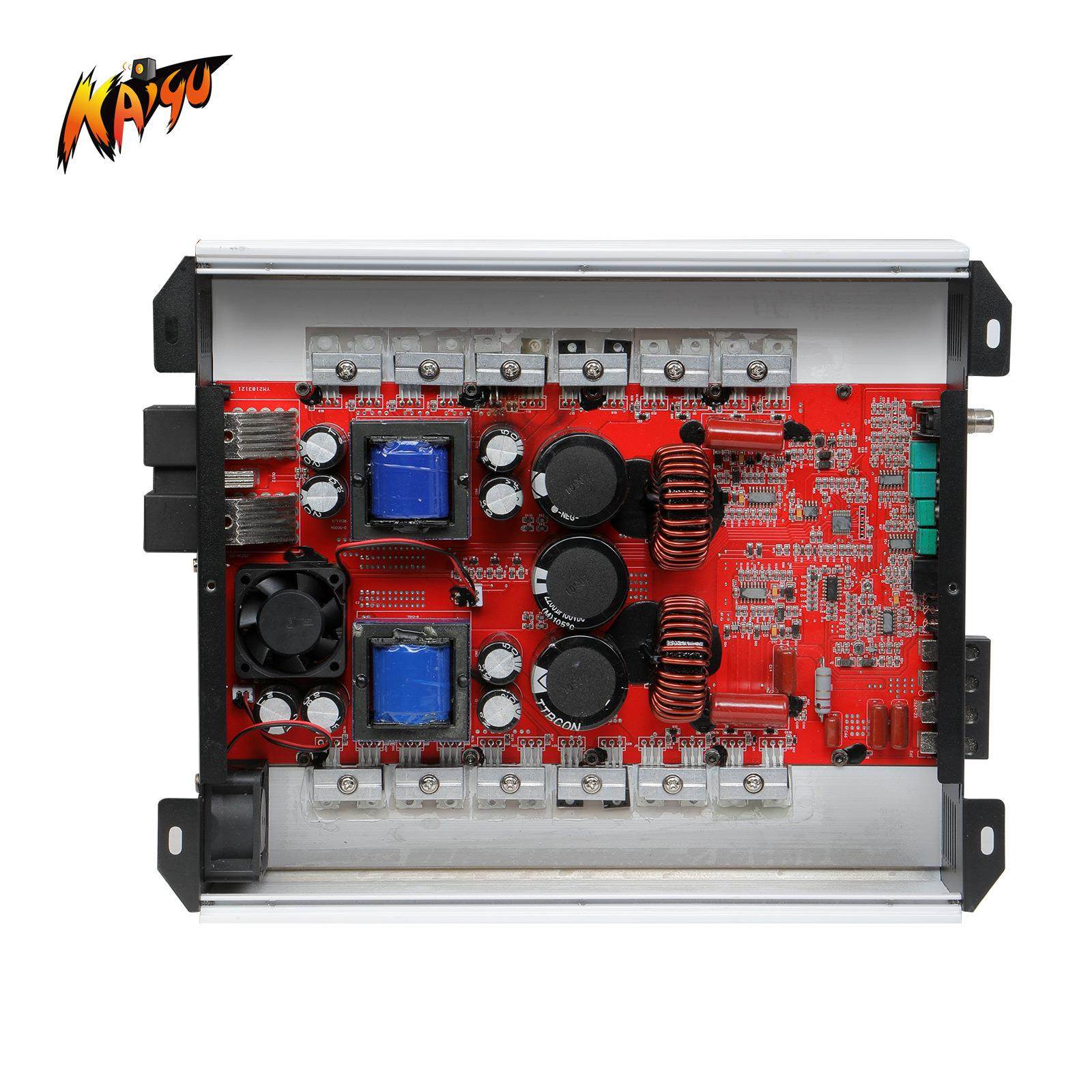 巴西风格汽车功放5000Wrms 大功率单声道汽车功放专业D类单通道