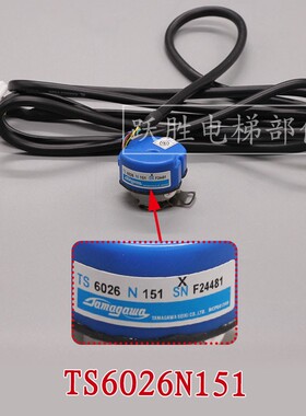 日立电梯门机编码器TS6026N151多摩川编码器配YSMB7124门电机原装