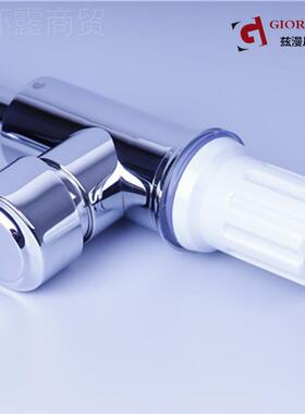 不锈钢ZXT盆台龙七字管头旋转冷热混管水阀转动电镀面盆水龙头 厂