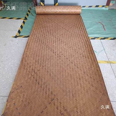 修吊席顶竹ZGT民宿农乐天花板墙仿碳化镂装空面竹编装饰竹制品