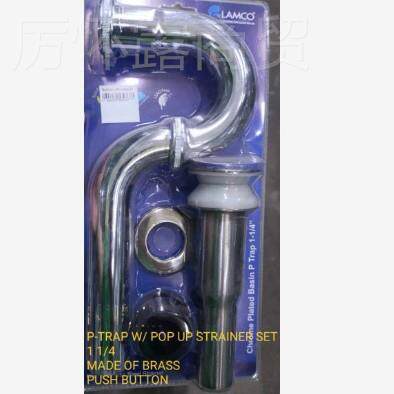 下水管墙排面下器KFU台盆水洗手入墙不锈钢S弯盆P弯防池臭