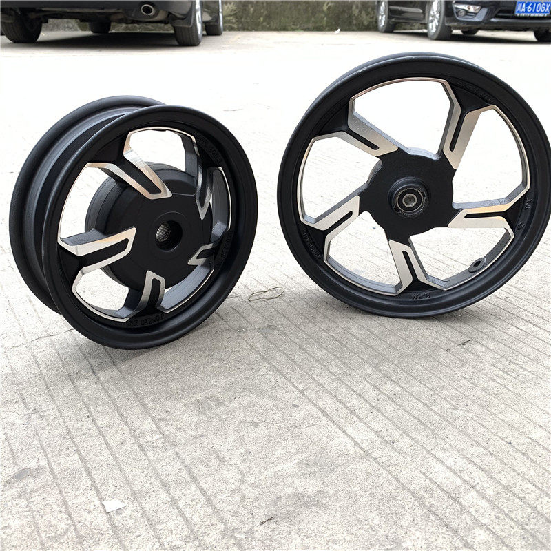 踏板车125轮毂轮圈悠悠UU摩托车台州踏板车GY6前后轮铝圈铝轮钢圈