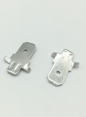 6.3/250插片端子 PC板焊接端子 PCB焊片 插片端子S型 0.8厚