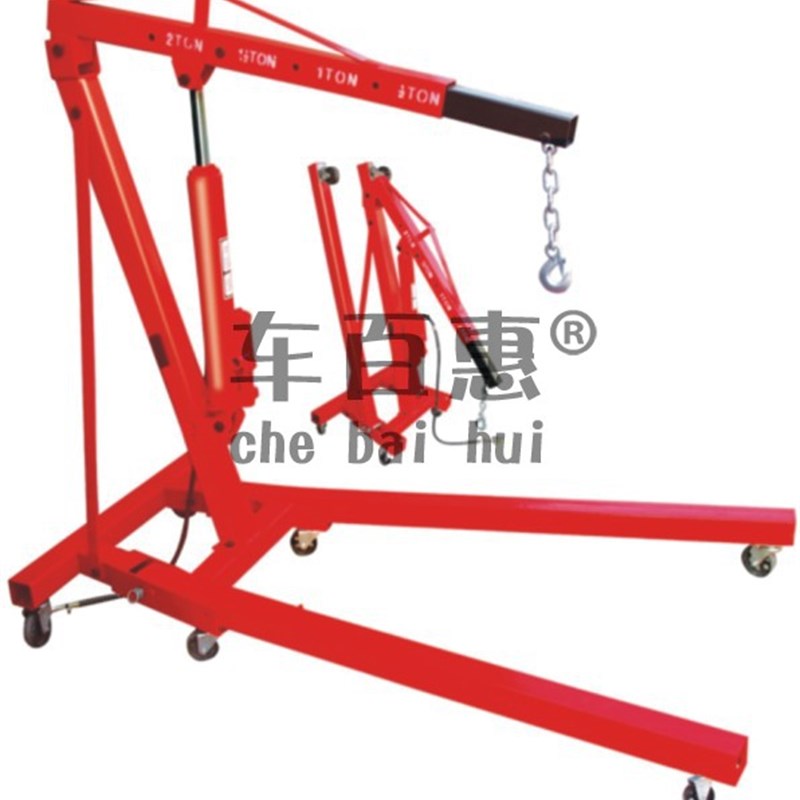 2T吊机液压型引擎折叠小吊架发动机吊车其他起重工具车型移动吊车
