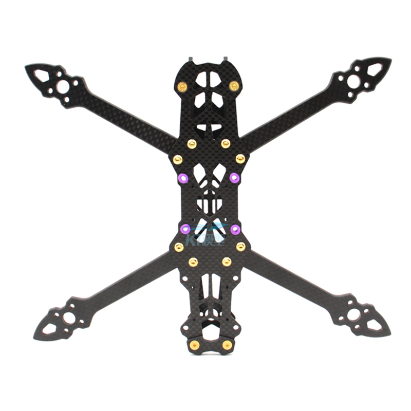SKS MAK4 5寸四轴穿越机碳纤机架Freestyle花飞FPV航拍无人机套材