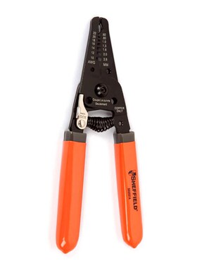 钢盾剥线钳6寸8寸带刃口剥线钳AWG剪剥压线钳S035013/S035014