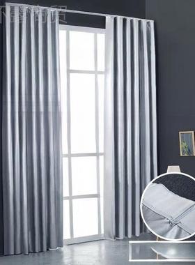 遮光帘晒隔热遮阳厚窗帘QQU卧室阳台价加全遮光帘防布成窗品防紫