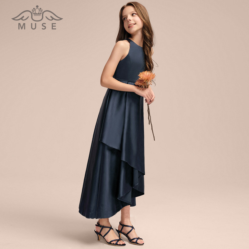 儿童钢琴演奏礼服高端女公主演出礼服裙女童主持表演演出服中大童