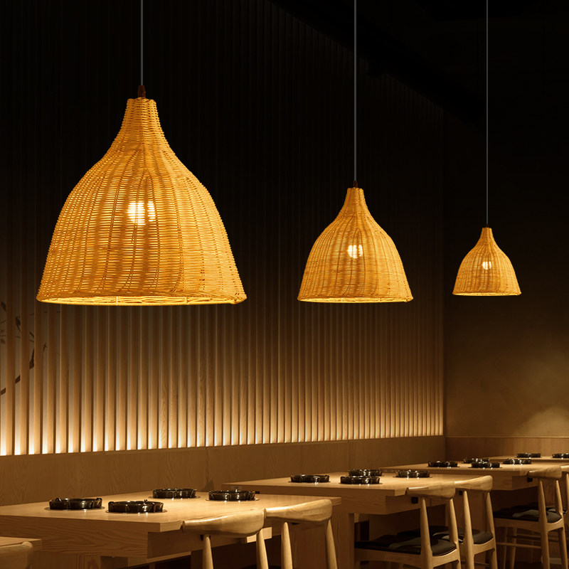 复古藤编吊灯创意个性艺术婚庆店草帽灯罩餐厅饭店东南亚竹编灯笼,家装灯饰光源,餐厅吊灯,淘宝优惠券,粉丝福利购,淘宝优惠卷