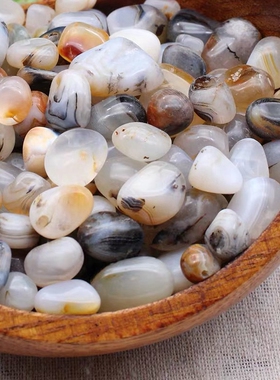 枯山水景观造景庭院白色石头园艺白沙子白石子黑色黄色洗米鹅卵石