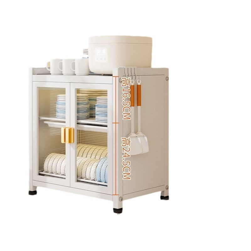 碗柜厨房多层碗碟置物架家用碗架台面筷盘防尘收纳盒多功能沥水架