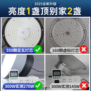 led工矿灯大功率工厂车间仓库超亮200w100照明专用库厂房工业吊灯