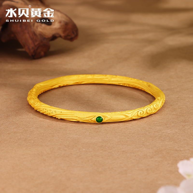 水贝珠宝官方哪吒同款手镯足银镯