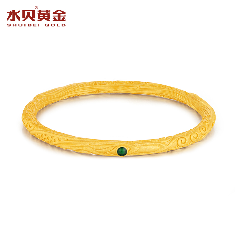 水贝珠宝官方哪吒同款手镯足银镯