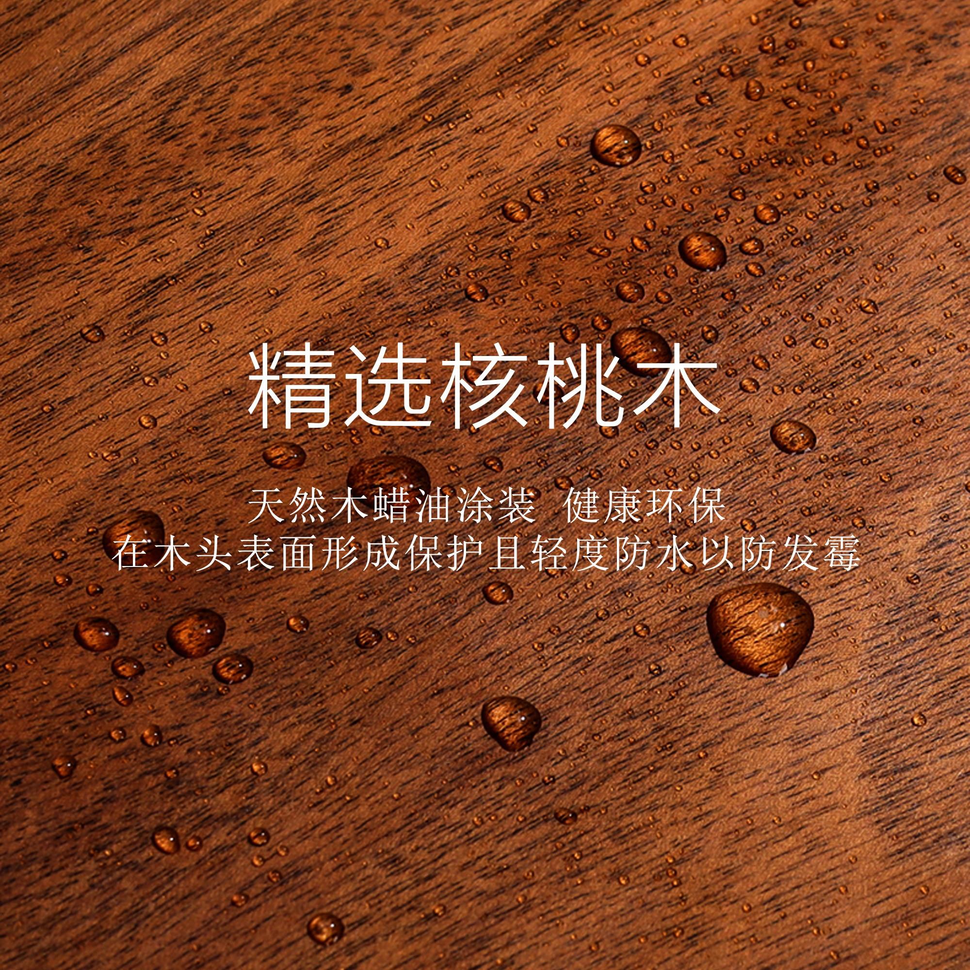 实木壁挂式擦手纸巾盒高级感免打孔厕所卫生间轻奢卷纸盒抽纸盒子