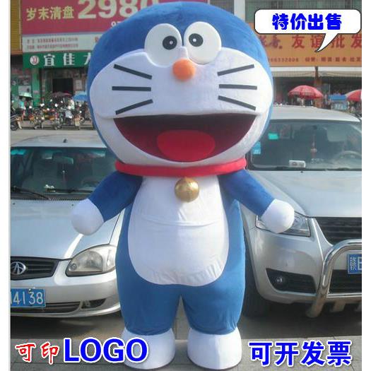 卡通服装叮当猫卡通人偶服装人偶机器猫多啦a梦玩偶服