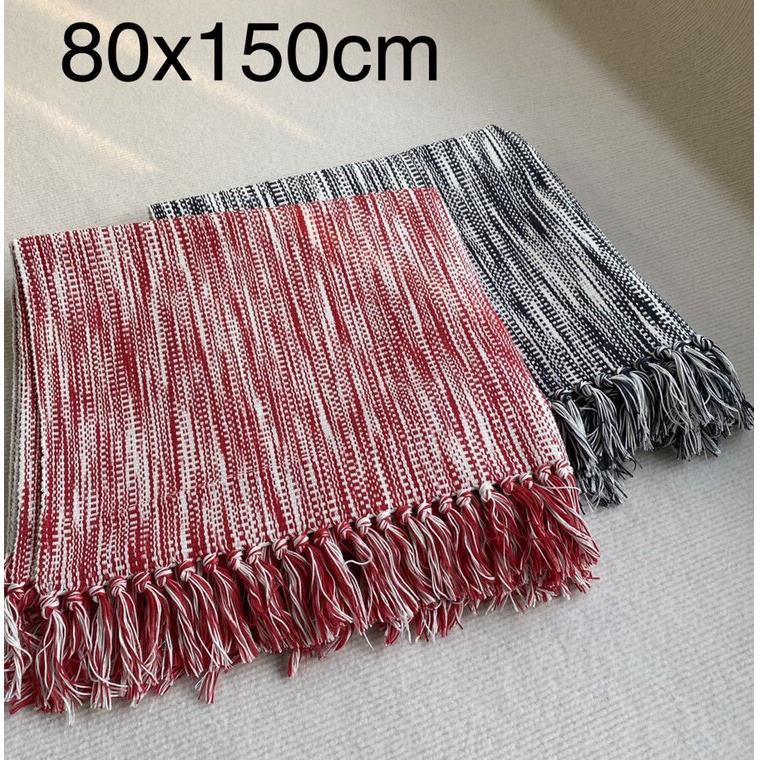 成品地毯地垫卧室厨房茶几垫毯穗边沙发巾80x150cm欧式多用途薄款