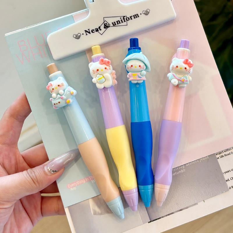kt卡通活动铅笔自动铅笔高颜值小学生用按动不断铅芯笔软握自动笔