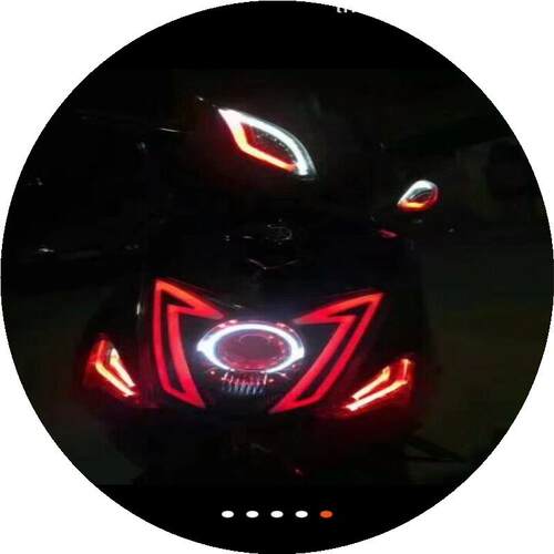 迅鹰古斯特 林海极光F1 劲战改装狂派转向灯 LED灯 新款加亮