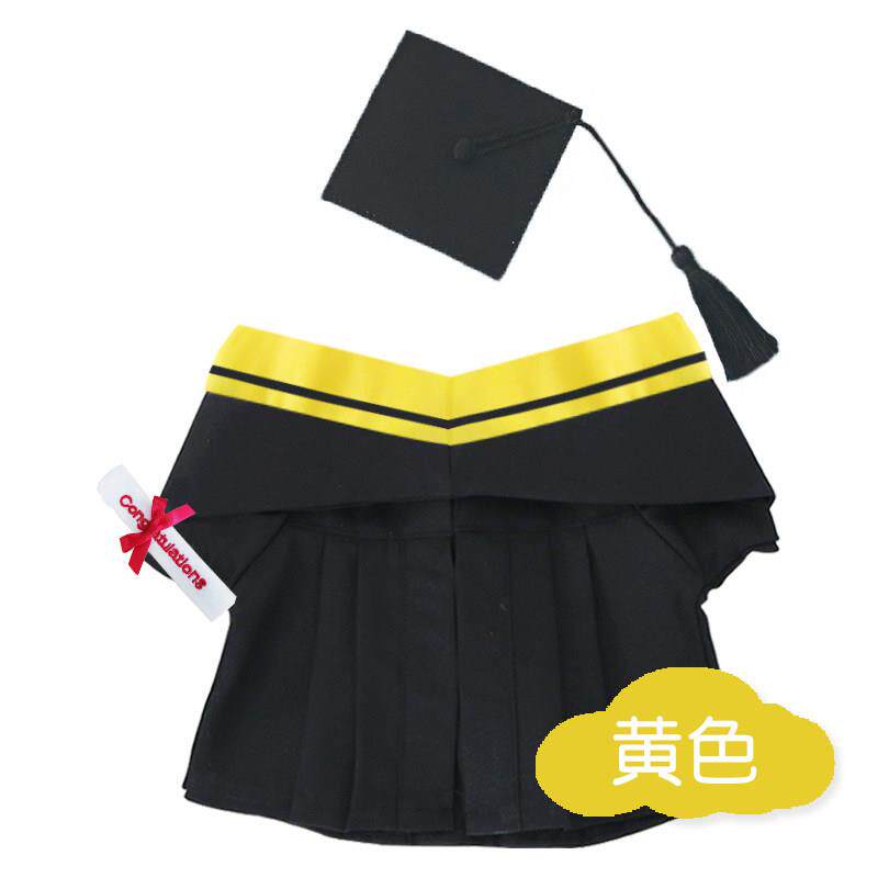 港迪毕业公仔袍博士帽学士服都会大学mu公开大学会美善幼稚园娃衣