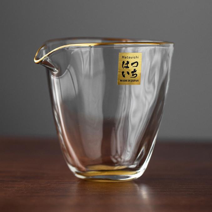 日本进口石冢硝子玻璃公道杯片口分茶器加厚耐热无铅品茗茶杯水杯