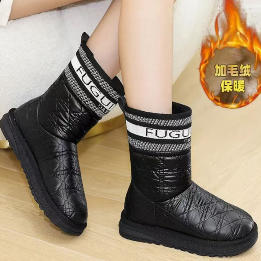 0555雪地靴加绒加厚冬季面包鞋,女鞋,时尚雪地靴,淘宝优惠券,粉丝福利购,淘宝优惠卷
