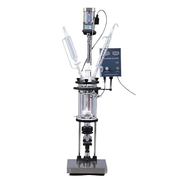 双层玻璃反应釜釜盖双层釜配件釜盖S-1L升双层玻璃反应釜的釜盖