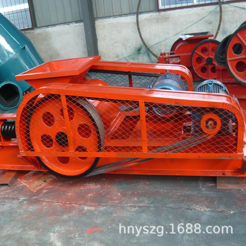 2PG610*400双辊粉碎机合金辊皮对辊破碎机风化石辊式挤压制砂机