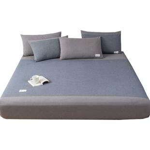 a类水洗纯棉床笠床罩100全棉床单1.5一米二床垫套2021年新款通用