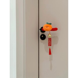 新年装饰门挂门把手保护套防静电2026年马年春节氛围感场景布置