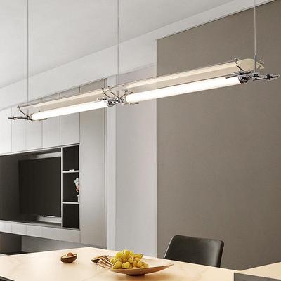 2025新款高级感餐厅长条吊灯现代简约餐桌吧台岛台极简一字吊灯