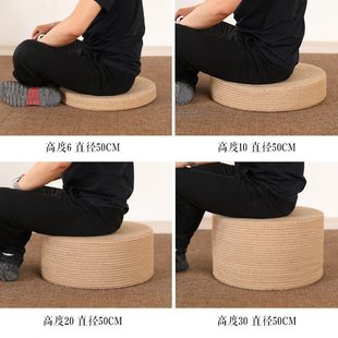 黄麻上拜垫麻绳家用卧室 打坐垫佛地禅修垫榻榻米垫子蒲团坐垫日式